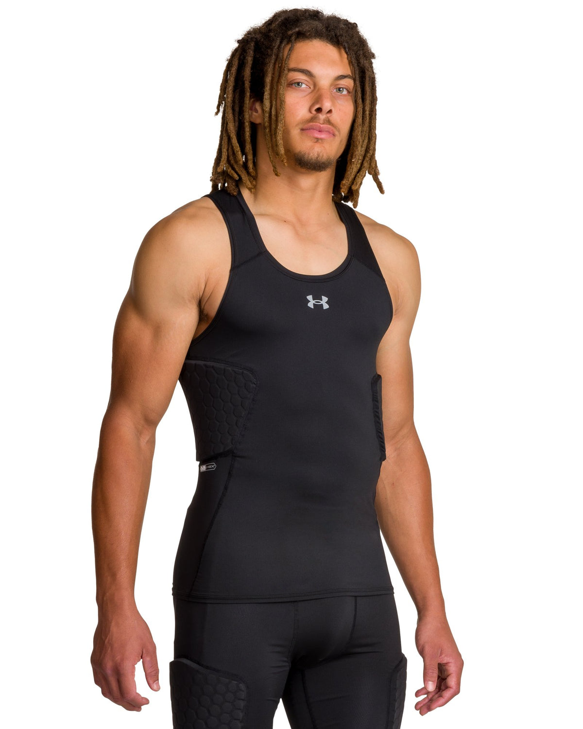 UA Gameday Armour Men's 3-Pad Tank - Black