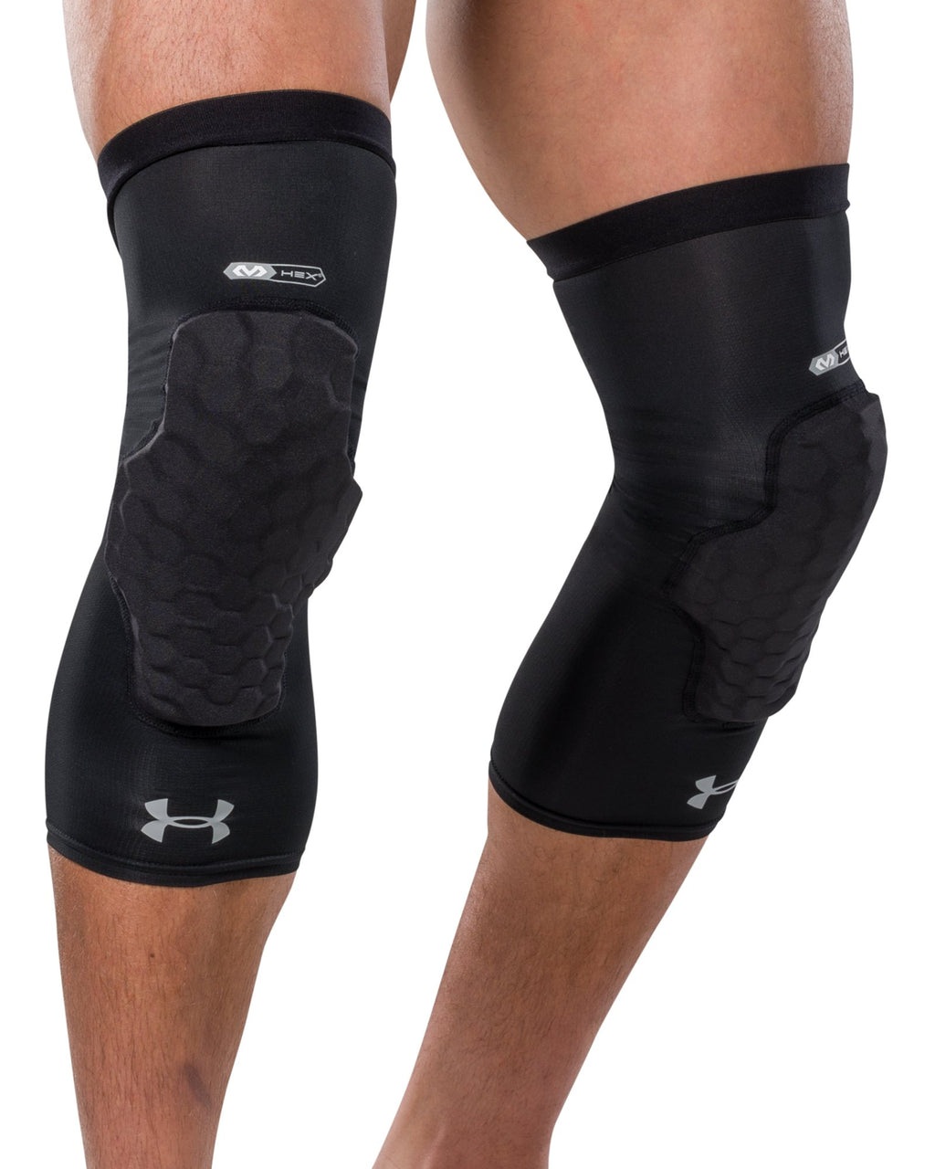 UA Gameday Armour Pro Padded Adult Leg Sleeves - Black