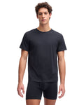 UA Performance Cotton Men's 2-Pack Crew Neck Undershirt - Black