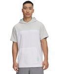 UA Utility Men's Short Sleeve Hoodie - White