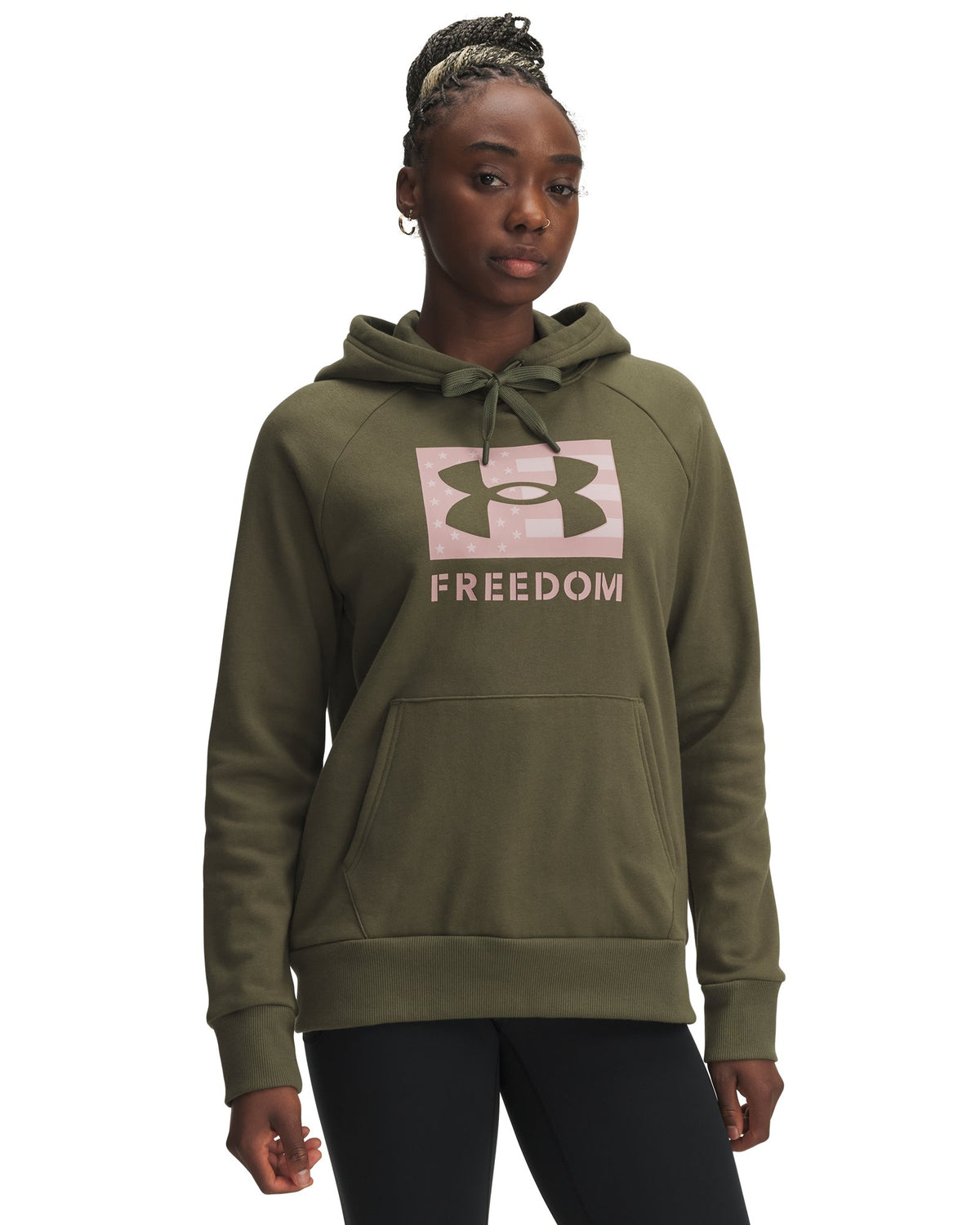 UA Freedom Rival Fleece Women's Hoodie - Green