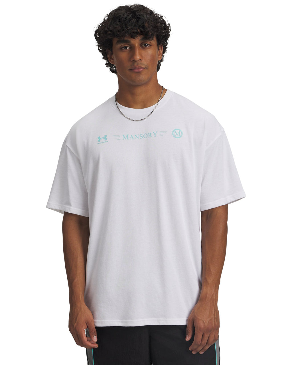 UA x Mansory Heavyweight Relentless Men's Short Sleeve - White