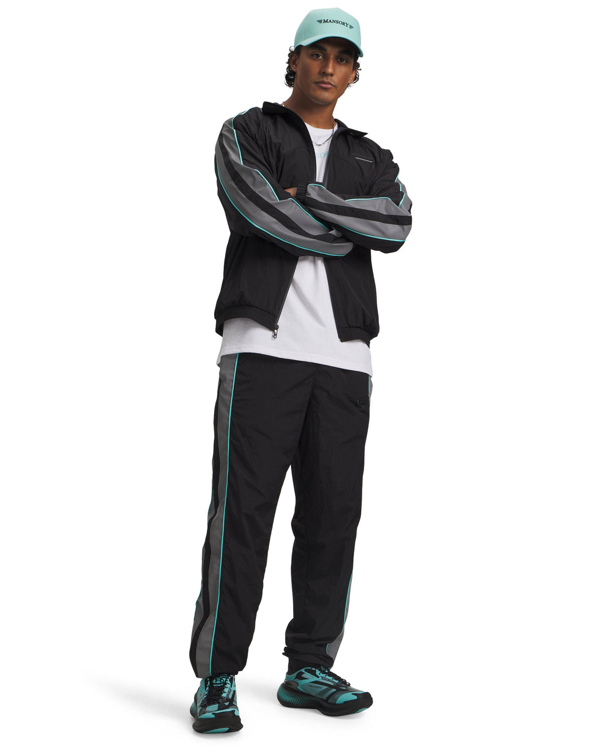 UA x Mansory Icon Woven Men's Track Pants - Black