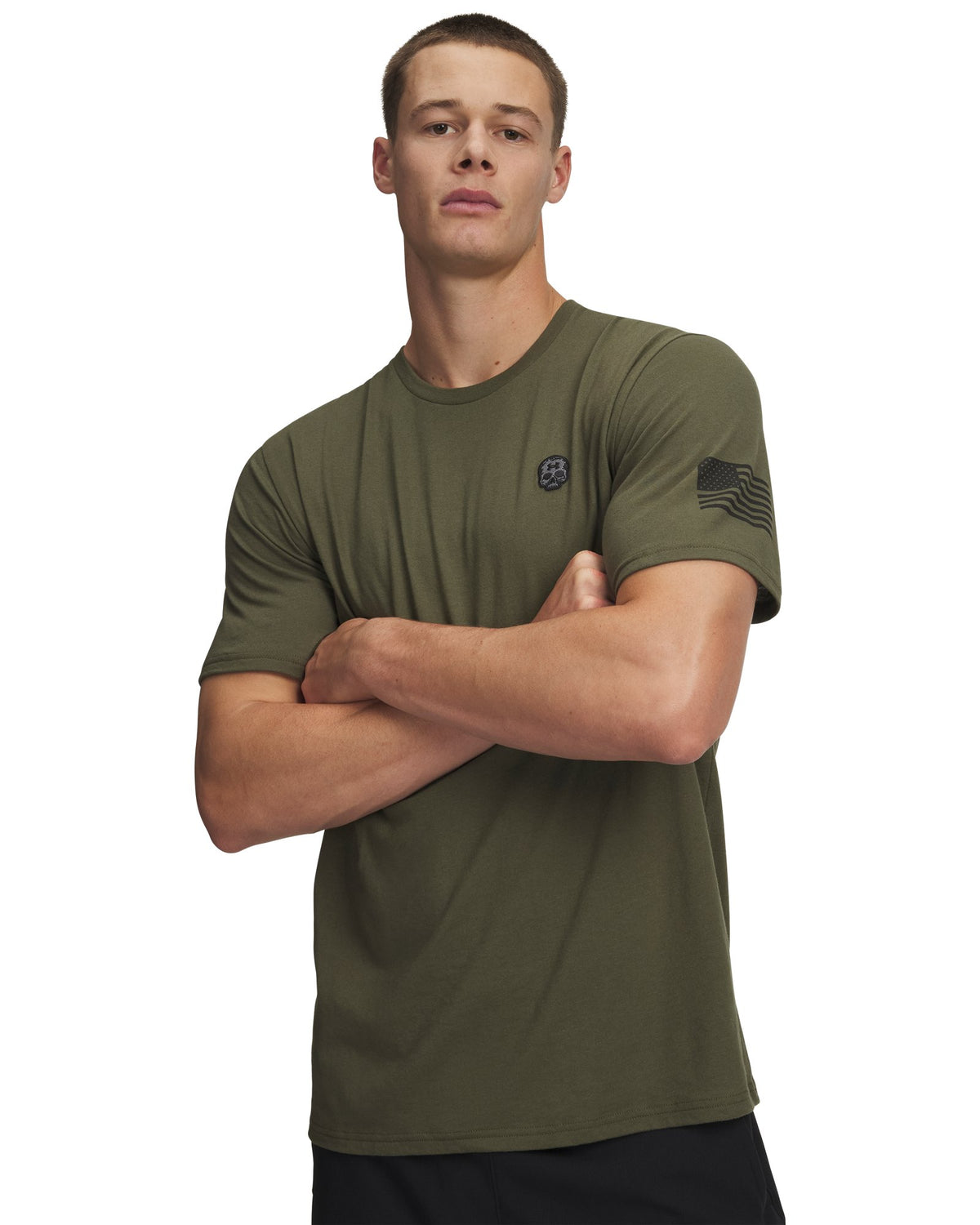 UA Freedom Tactical Logo Men's T-Shirt - Green