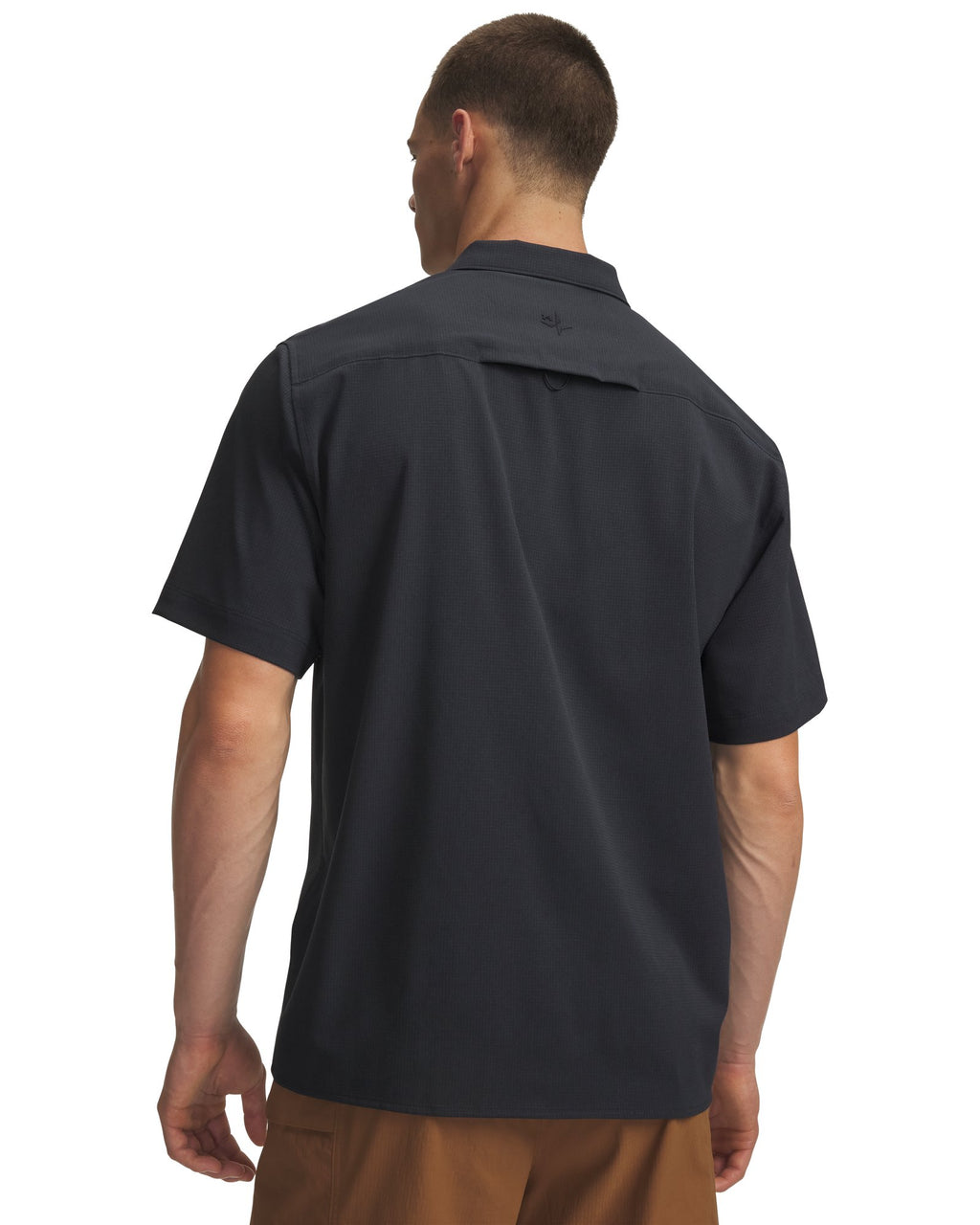 UA Explor Airvent Woven Men's Short Sleeve - Gray