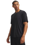 UA Explor Iso-Chill UPF Men's Short Sleeve  - Black