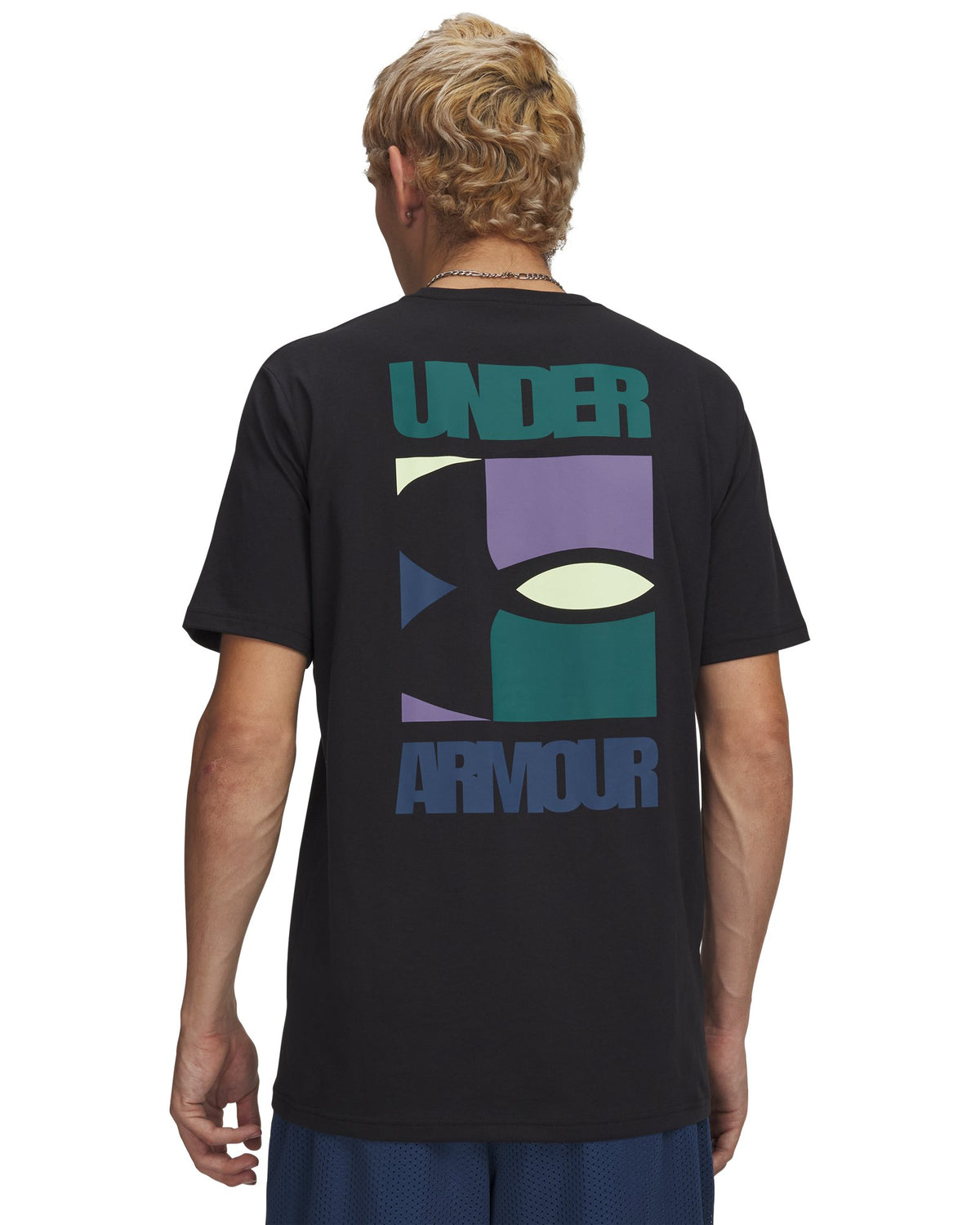UA Block Logo Men's Short Sleeve - Black