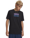 UA Block Logo Men's Short Sleeve - Black