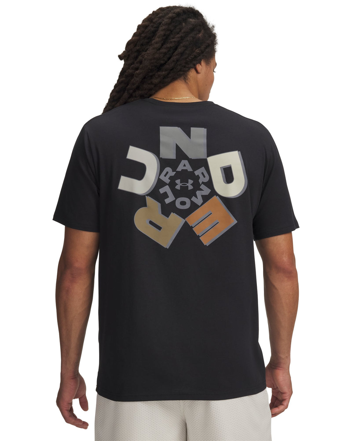 UA Radial Wordmark Men's Short Sleeve - Black