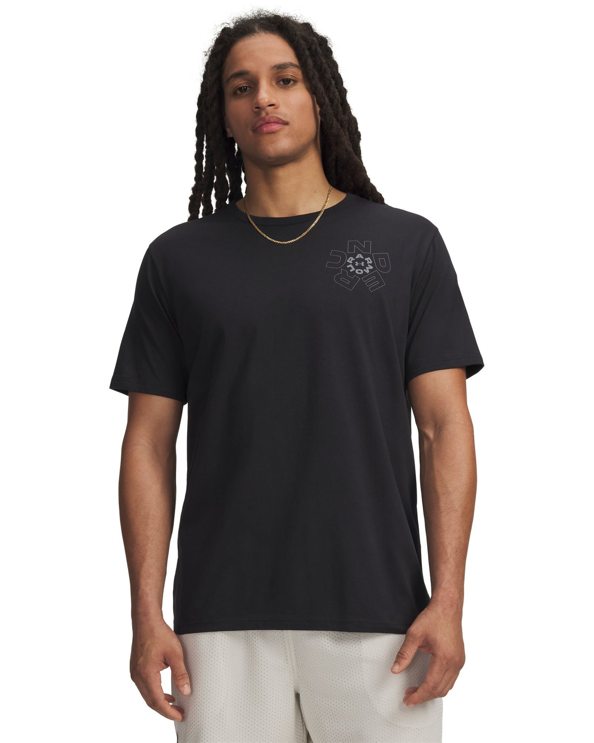 UA Radial Wordmark Men's Short Sleeve - Black