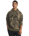 UA Rival Fleece Printed Men's Hoodie - Green
