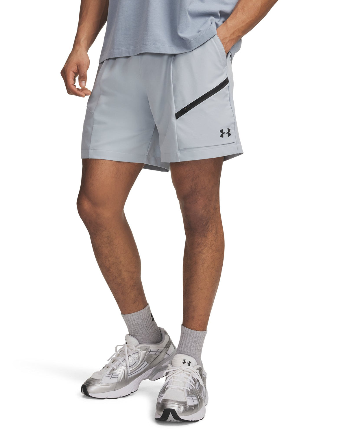UA Unstoppable Woven Men's Shorts - Gray