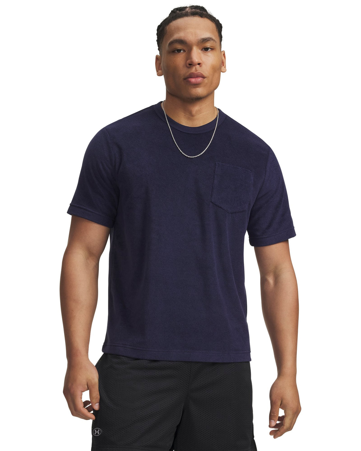UA Icon Sportswear Terry Men's Short Sleeve - Blue