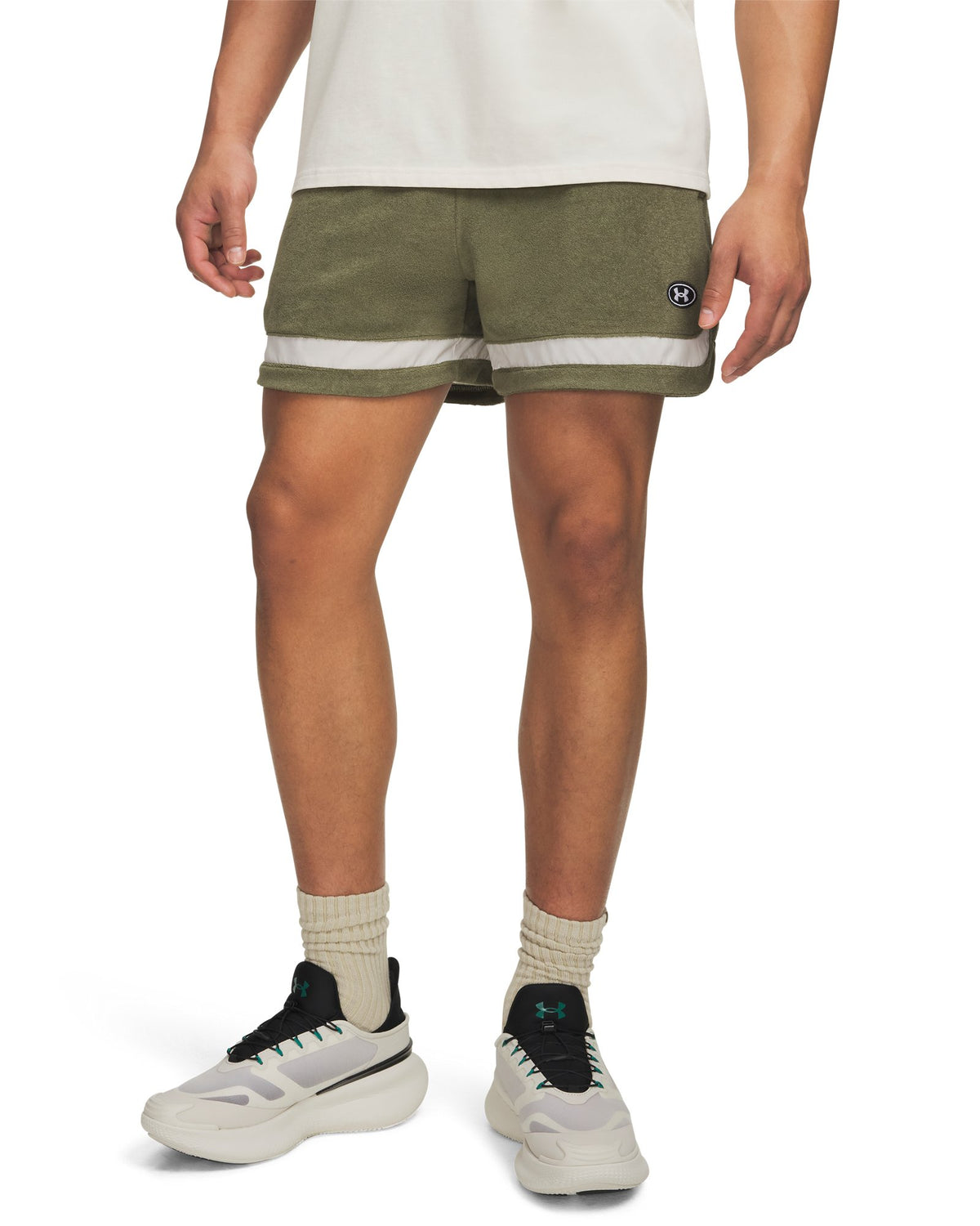 UA Icon Sportswear Terry Men's Shorts - Green