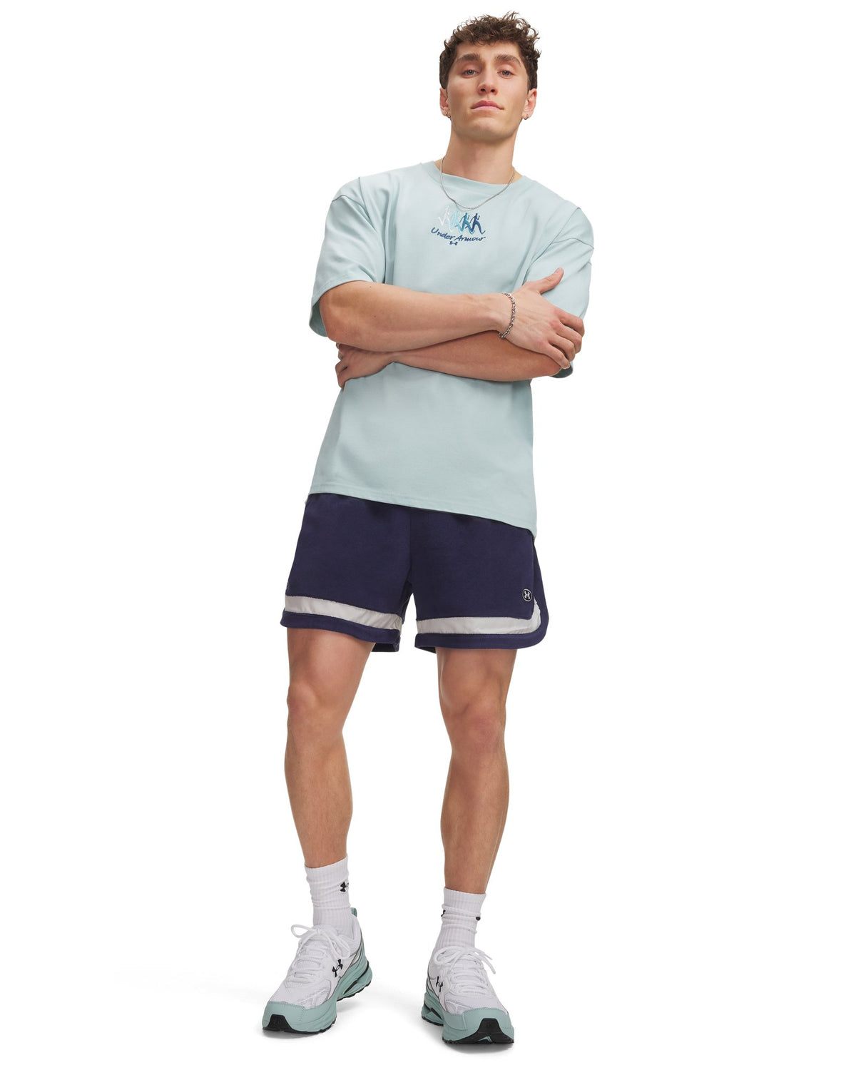 UA Icon Sportswear Terry Men's Shorts - Green