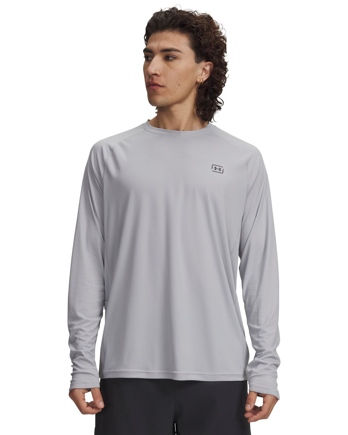 UA Fish Elite Men's Long Sleeve - Gray
