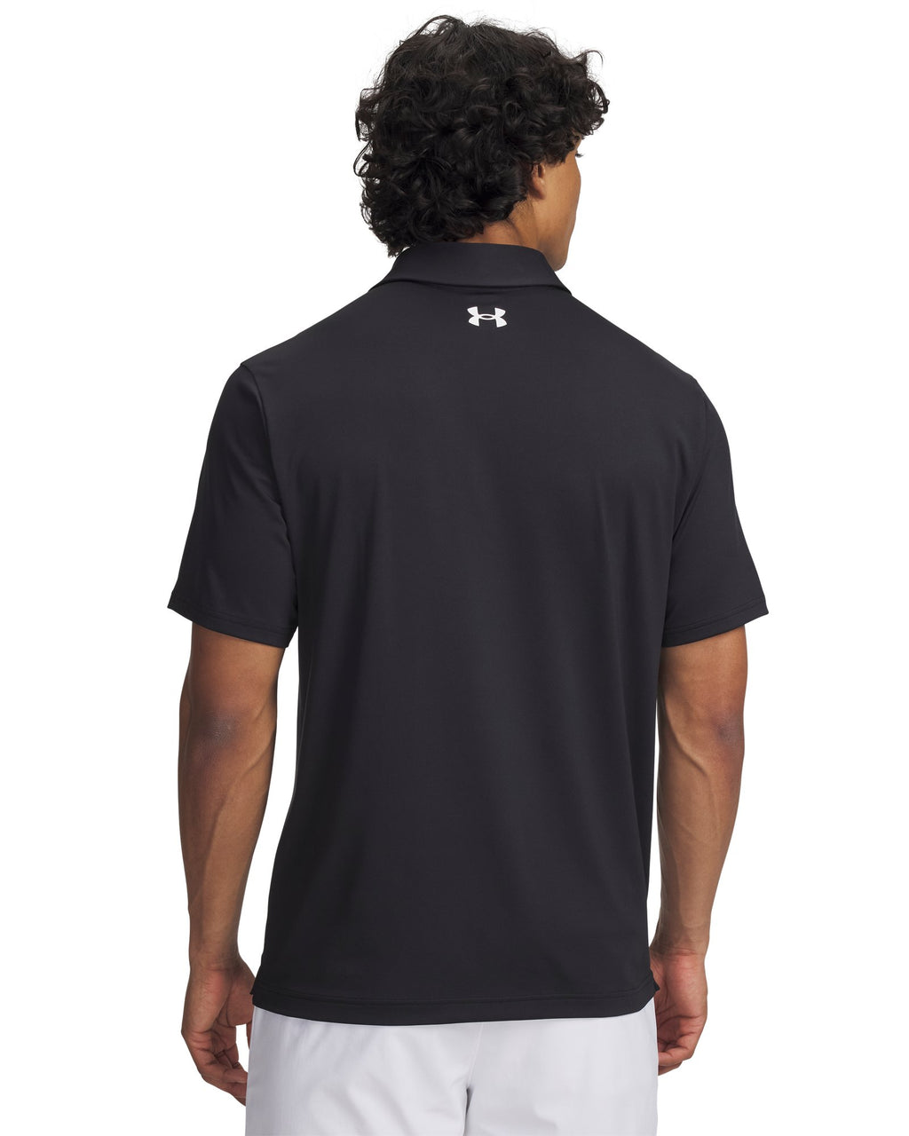 UA Drive Team Dual Stripe Men's Polo - Black