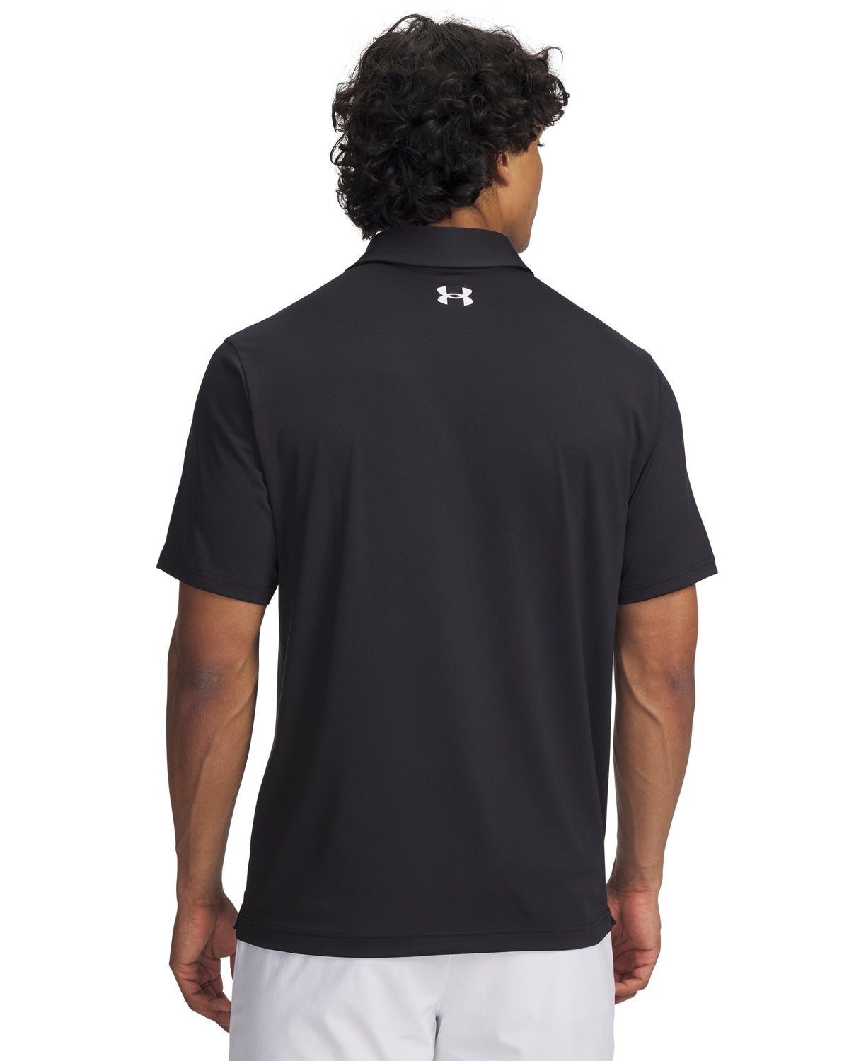 UA Drive Team Dual Stripe Men's Polo - Black