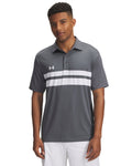 UA Drive Team Dual Stripe Men's Polo - Gray
