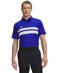 UA Drive Team Dual Stripe Men's Polo - Blue