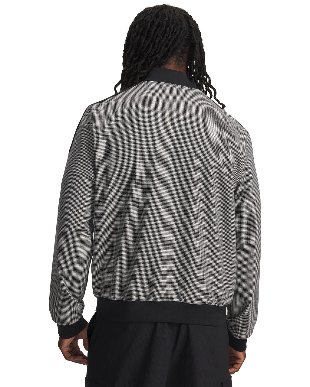 UA Houndstooth Men's Full Zip - Black