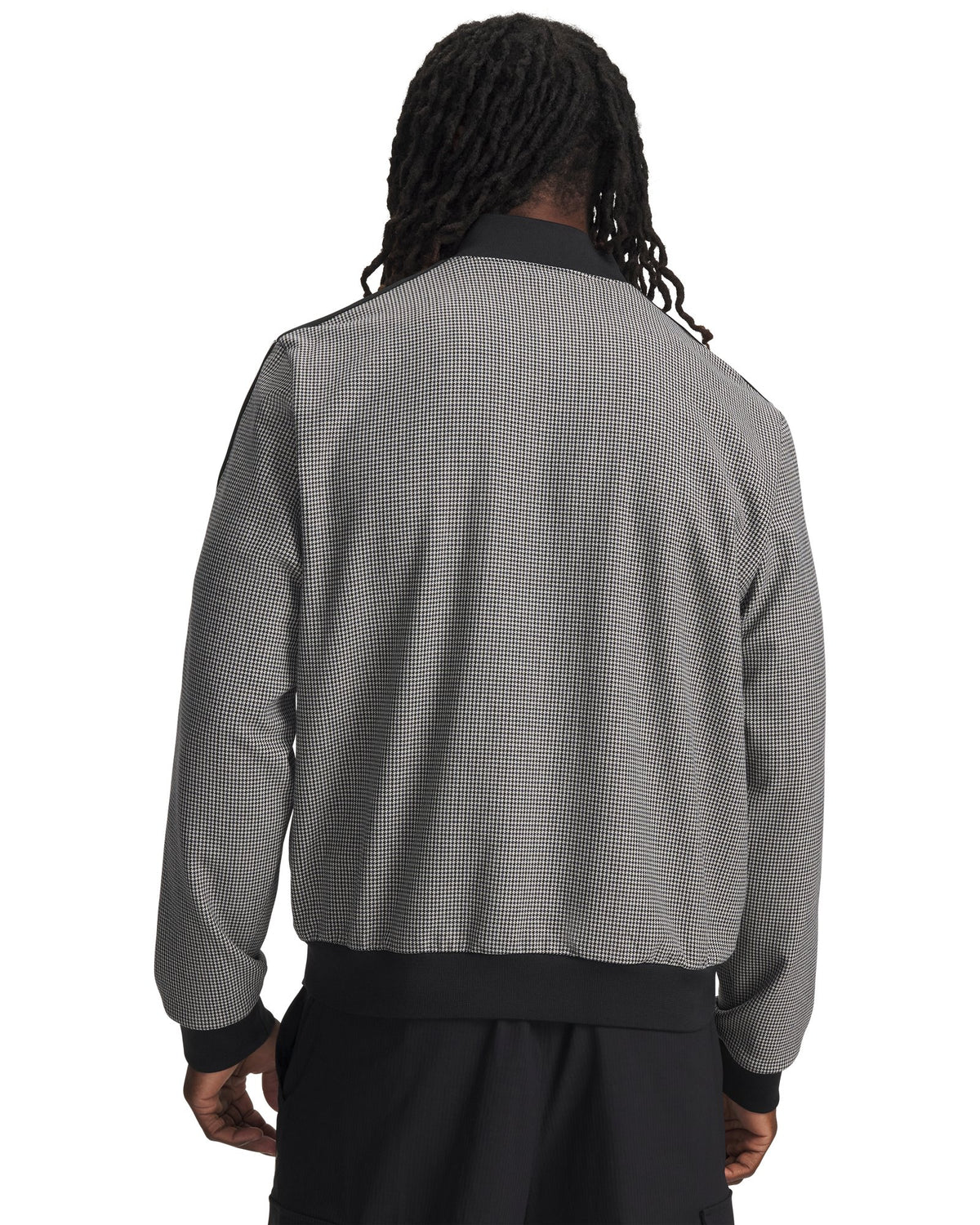 UA Houndstooth Men's Full Zip - Black