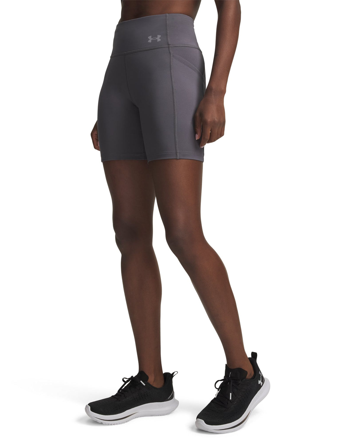 UA Velociti Women's 6" Fitted Shorts - Gray