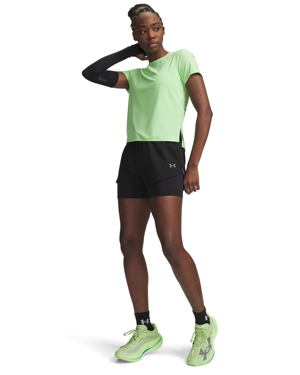 UA Velociti Pro Women's 4" 2-in-1 Shorts - Black