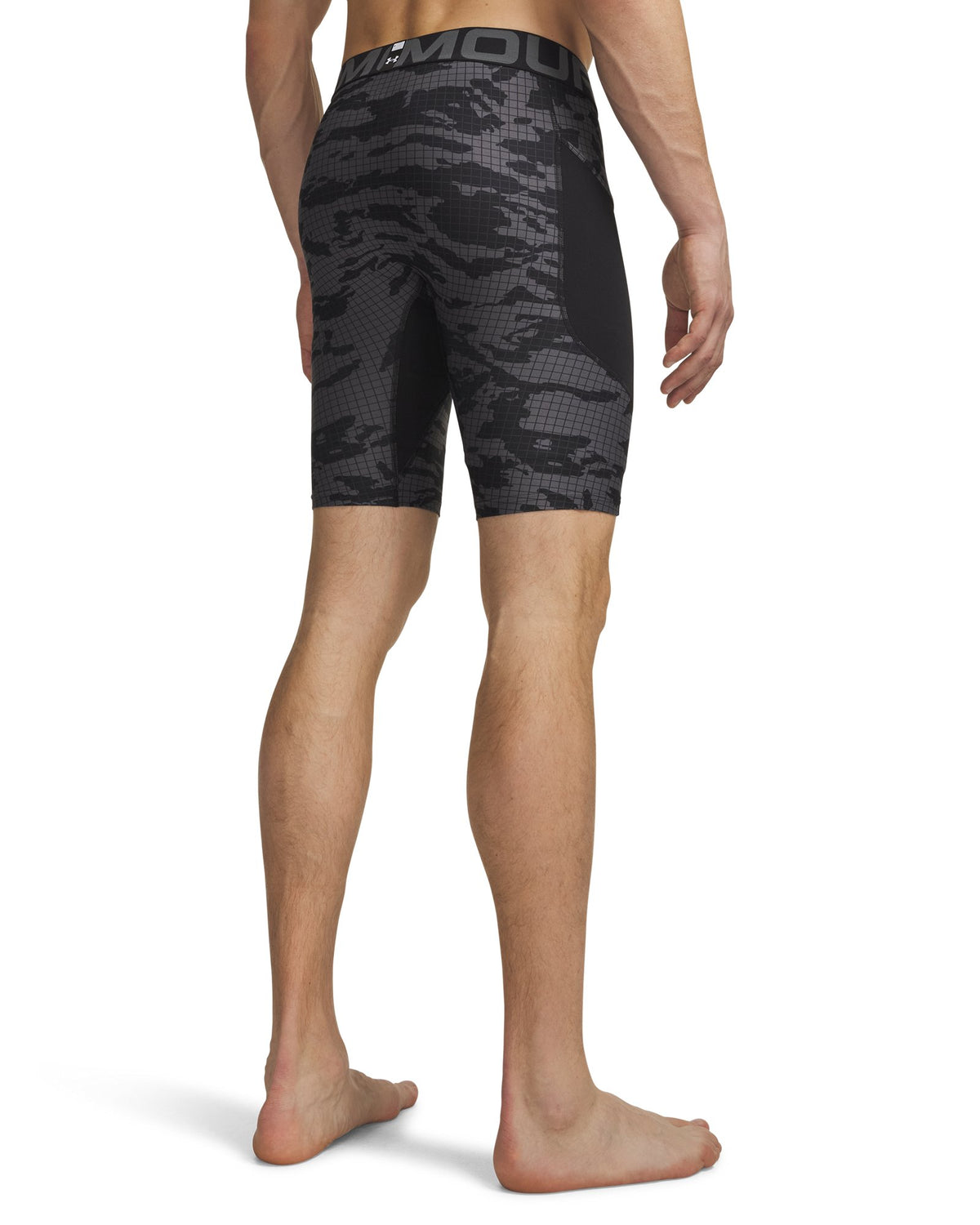 HeatGear® Printed Men's Long Shorts - Black