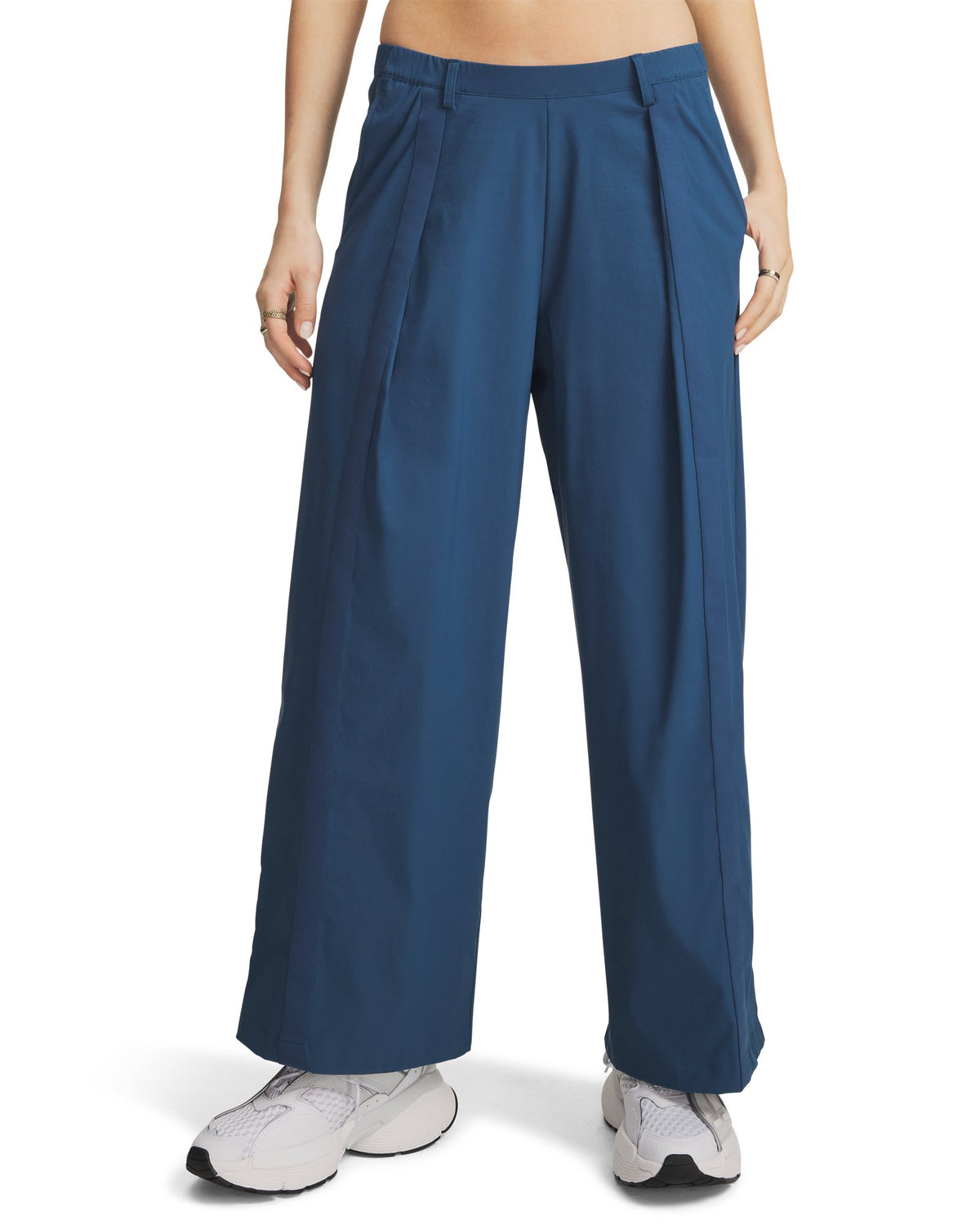 UA Unstoppable Pleated Women's Pants - Blue