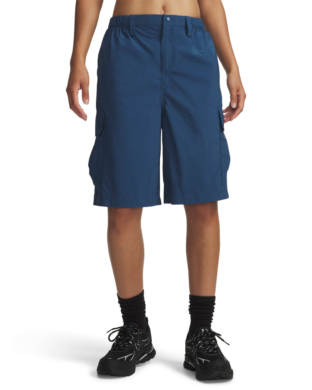 UA Unstoppable Utility Women's Cargo Shorts - Blue