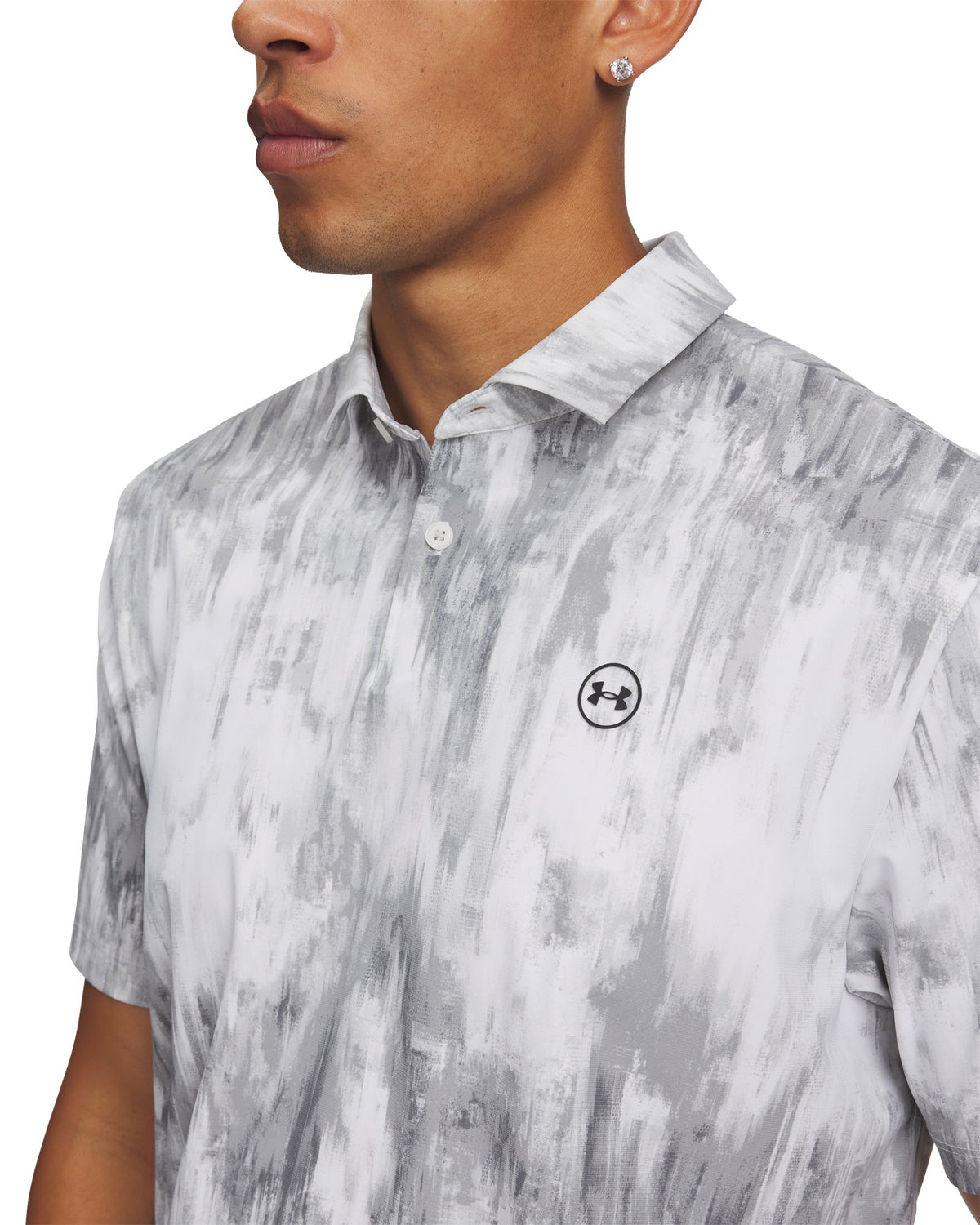 UA Drive Chill Printed Men's Polo - Black