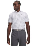 UA Drive Chill Printed Men's Polo - White