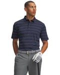 UA ArmourDry Stripe Men's Polo - Blue