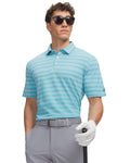 UA ArmourDry Stripe Men's Polo - Blue