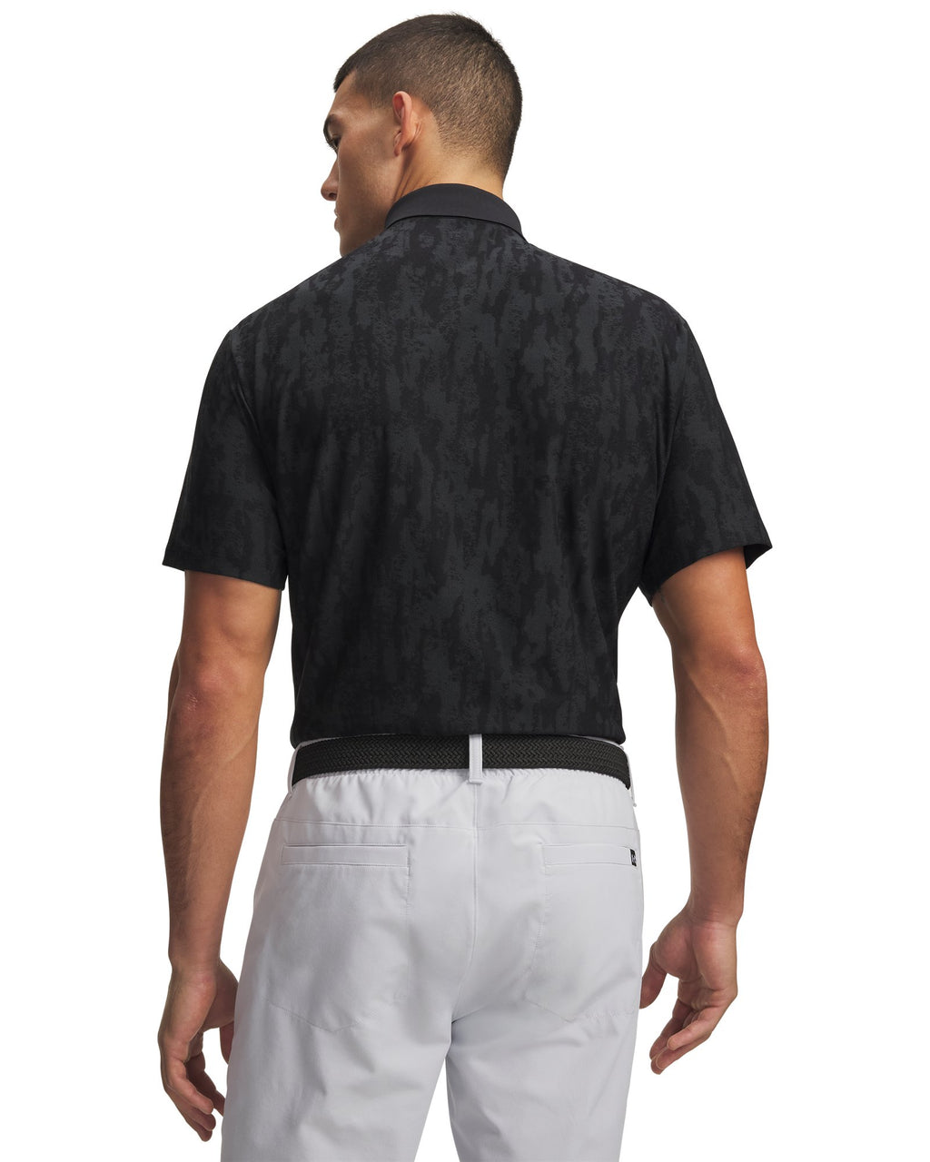 UA ArmourDry Jacquard Men's Polo - Black