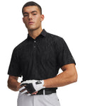 UA ArmourDry Jacquard Men's Polo - Black