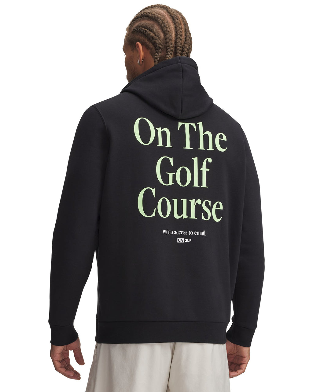 UA Icon Golf Trip Men's Hoodie - Black