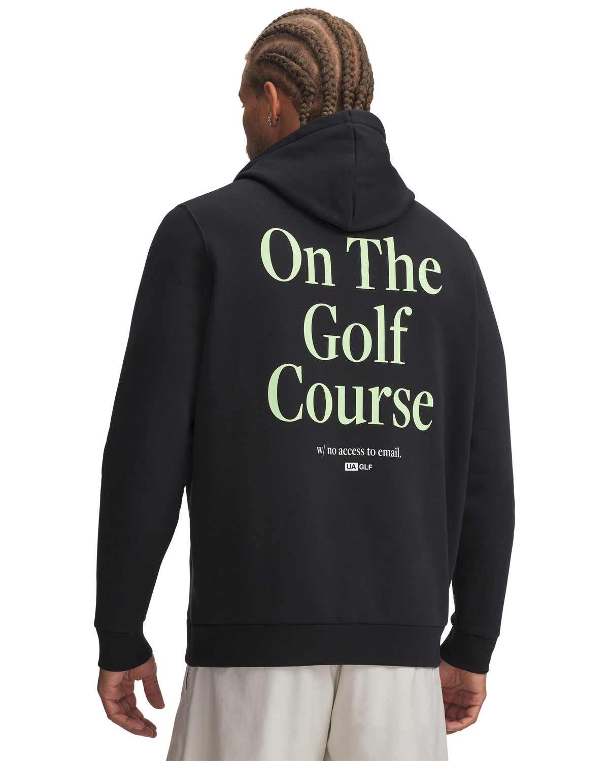 UA Icon Golf Trip Men's Hoodie - Black