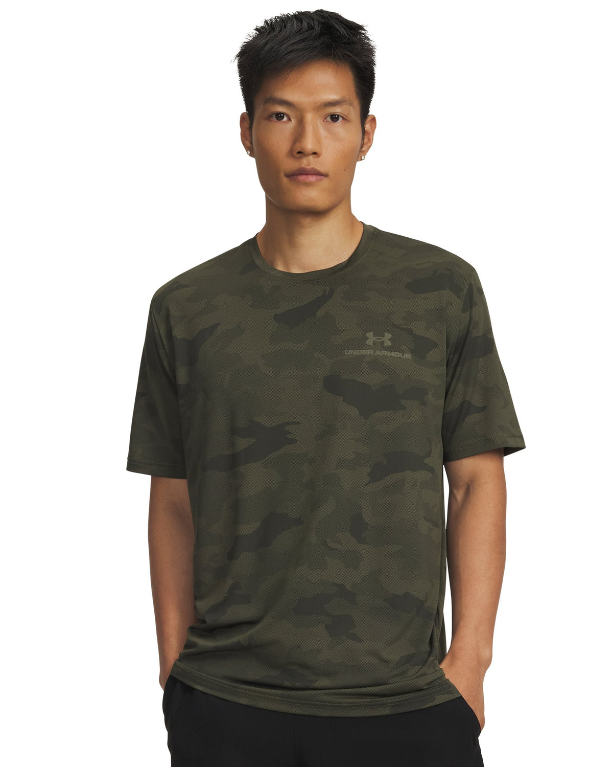 UA Vanish Energy Printed Men's Short Sleeve - Green