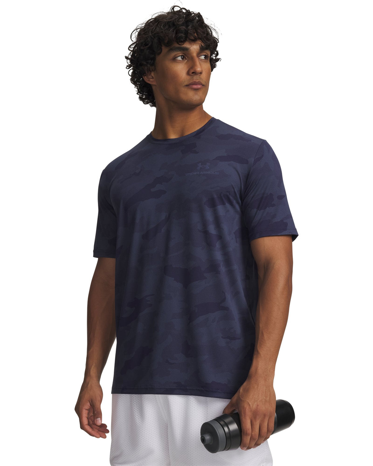UA Vanish Energy Printed Men's Short Sleeve - Blue