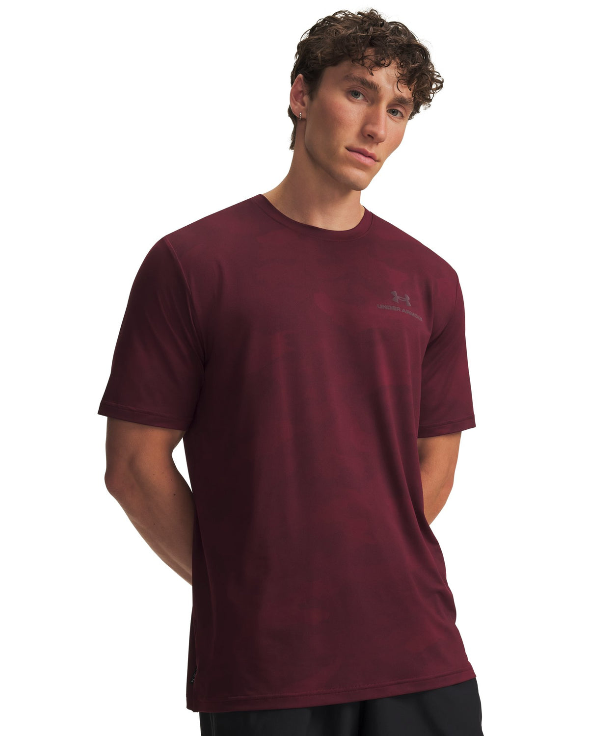 UA Vanish Energy Printed Men's Short Sleeve - Red