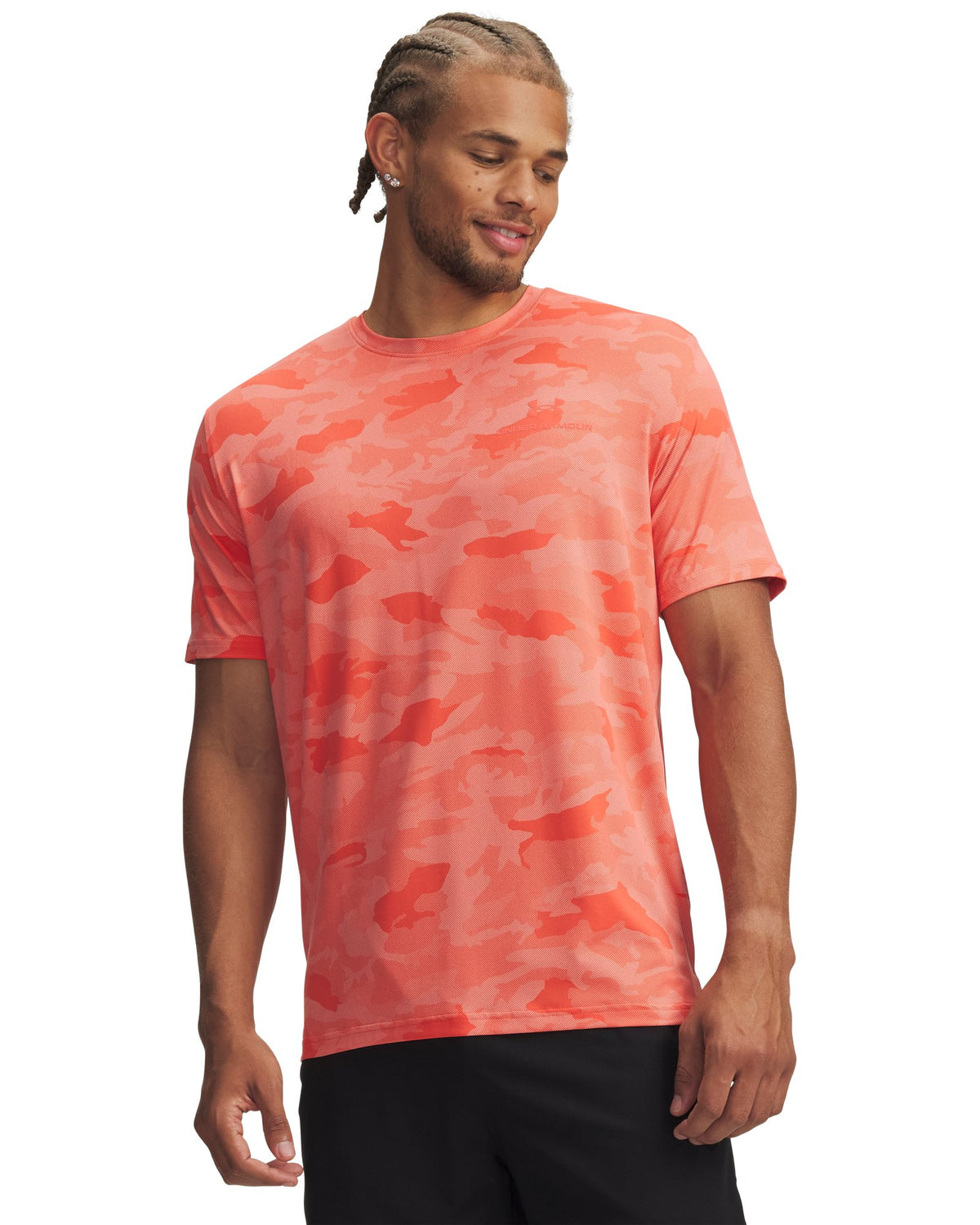 UA Vanish Energy Printed Men's Short Sleeve - Red