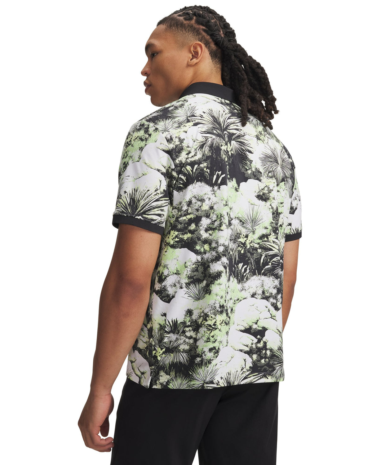 Curry ArmourDry Printed Men's Polo - Green
