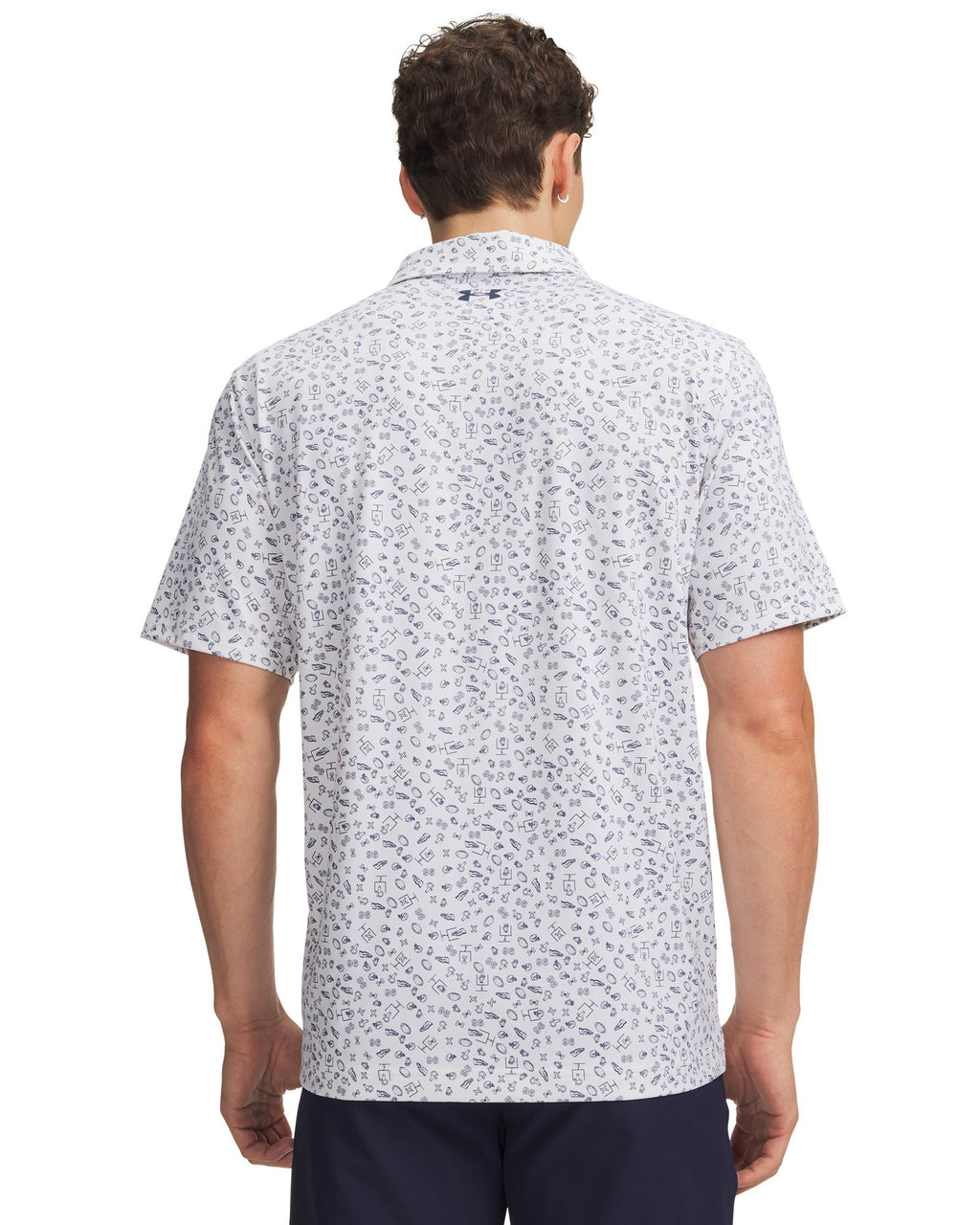 UA Matchplay Printed Men's Polo - Brown
