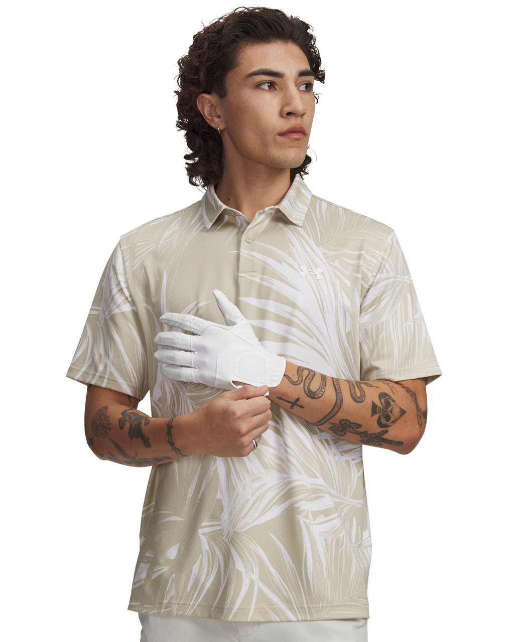 UA Matchplay Printed Men's Polo - Brown