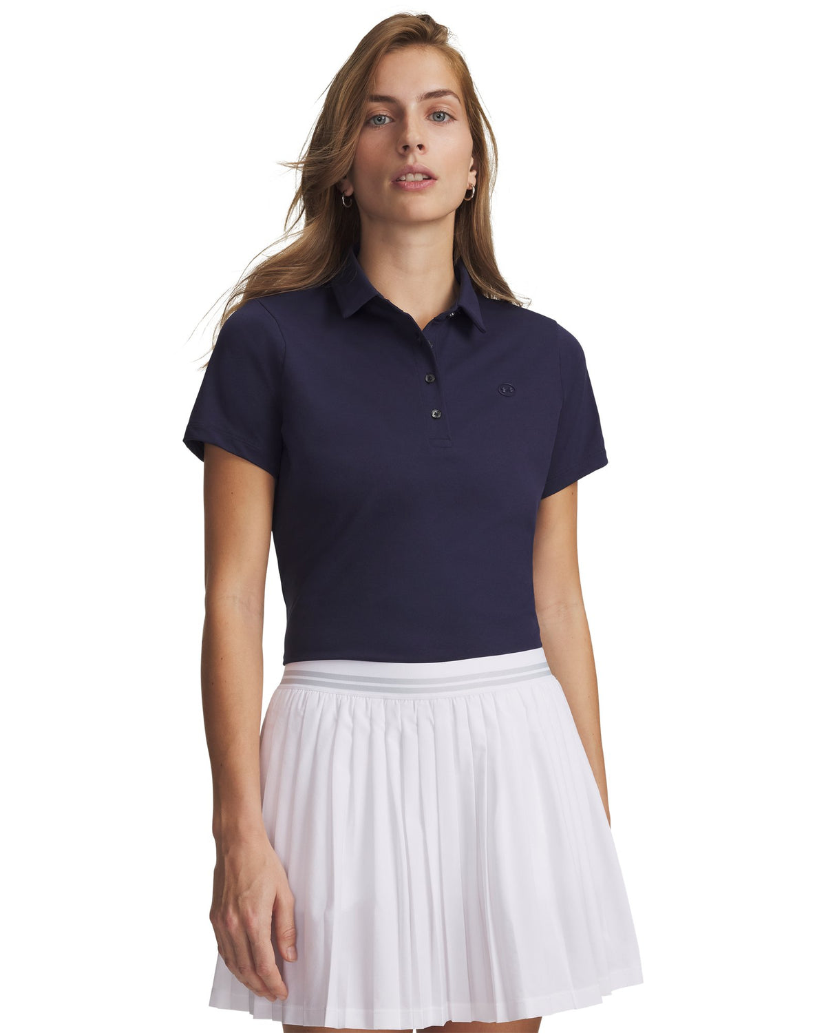 UA ArmourDry Women's Short Sleeve Polo - Blue