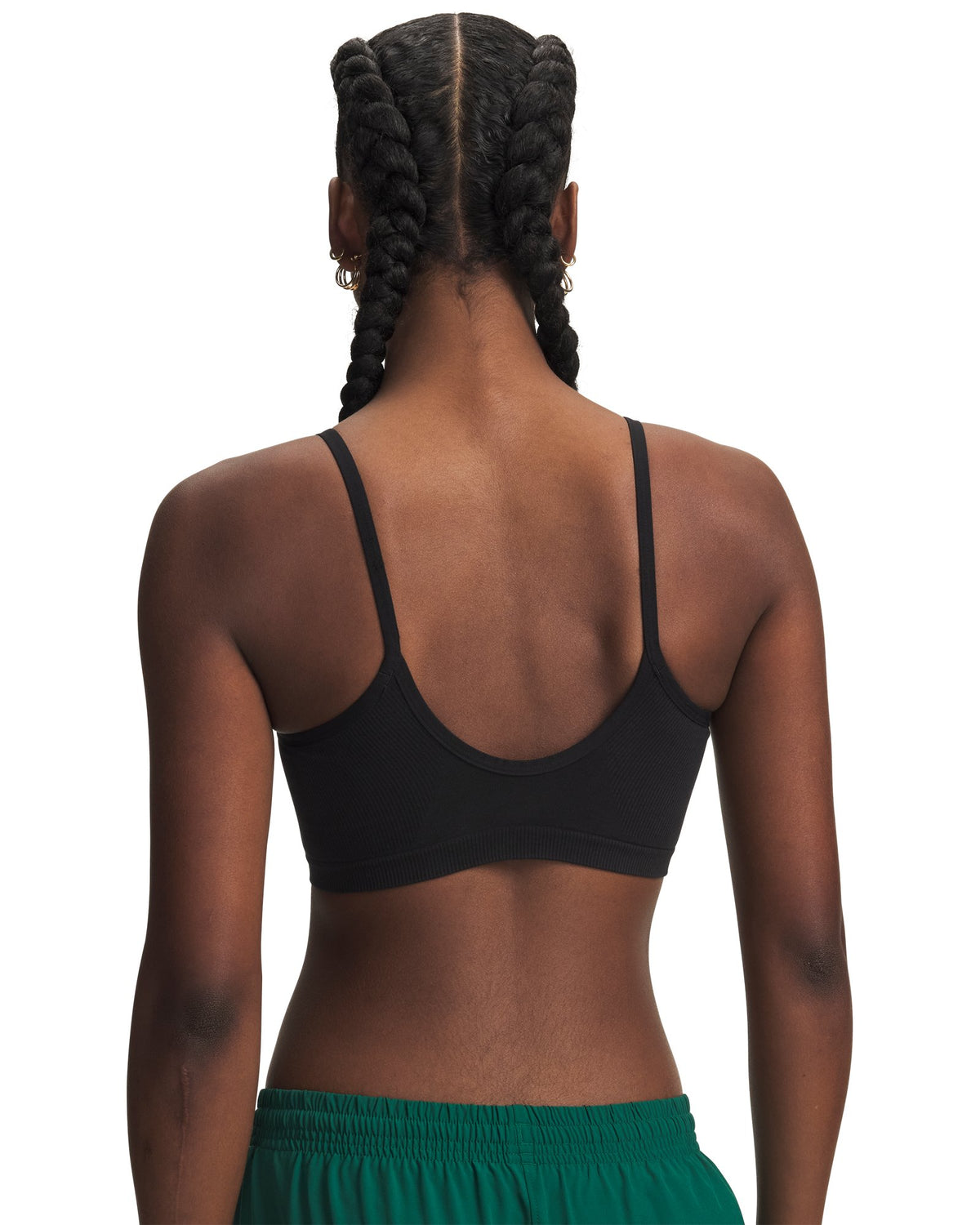 UA Seamless Cotton Low Women's Sports Bra - Black