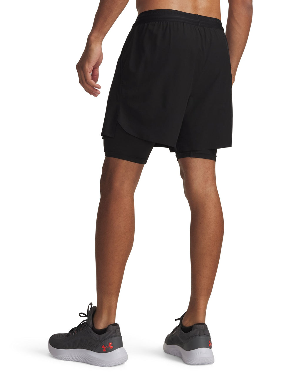 UA Vanish Elite Men's 2-in-1 Shorts - Black