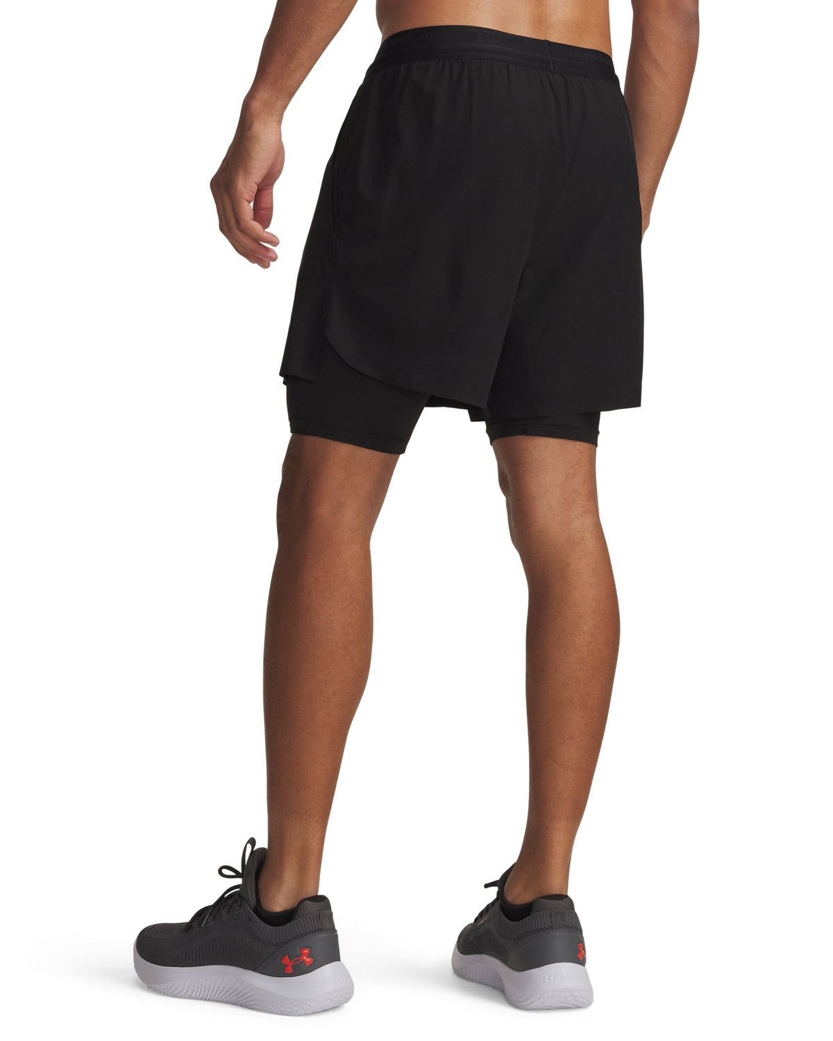 UA Vanish Elite Men's 2-in-1 Shorts - Black